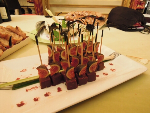 Club Crillo, amuse-bouches foie gras-chocolat